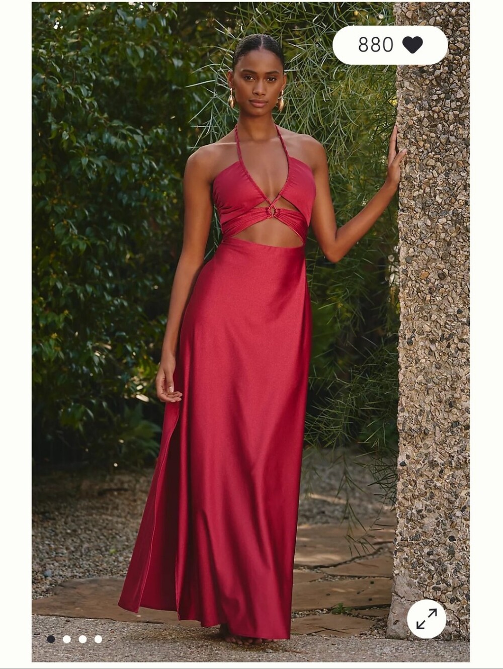 NWT Boamar Dasha Cutout Maxi Dress Sz S